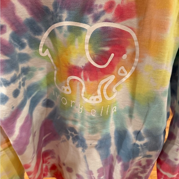 Ivory Ella Tie-Dye Hoodie – Size M - Picture 4 of 5
